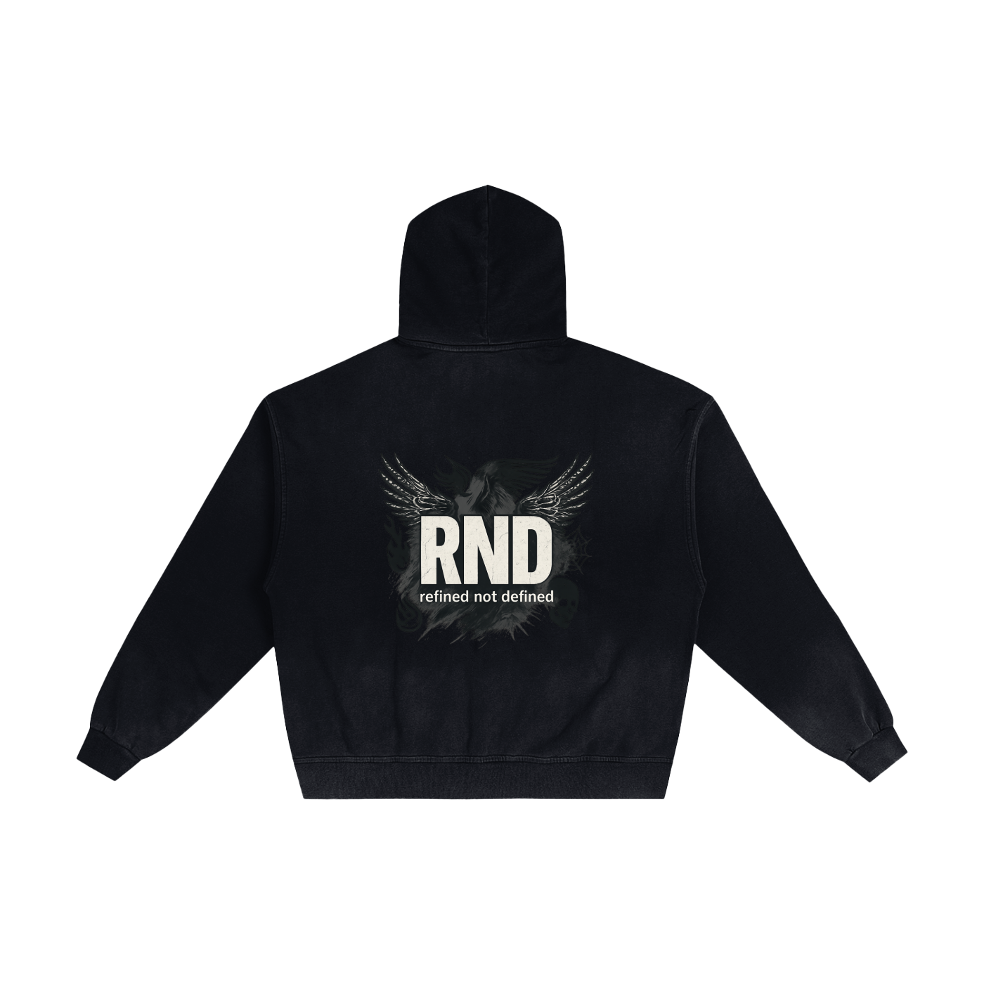 Hand-Frayed Sunfade Zip Hoodie